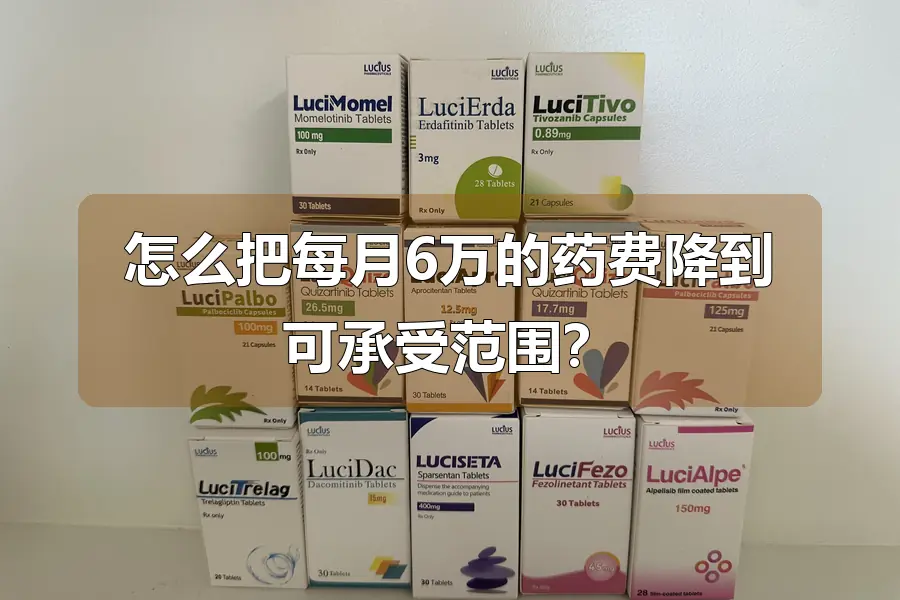 怎么把每月6万的药费降到可承受范围？